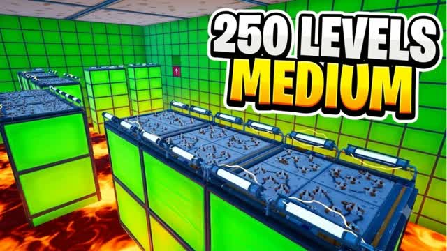 MEDIUM PARKOUR ⭐ 3567 DEATHRUN باركور — Fortnite Creative map