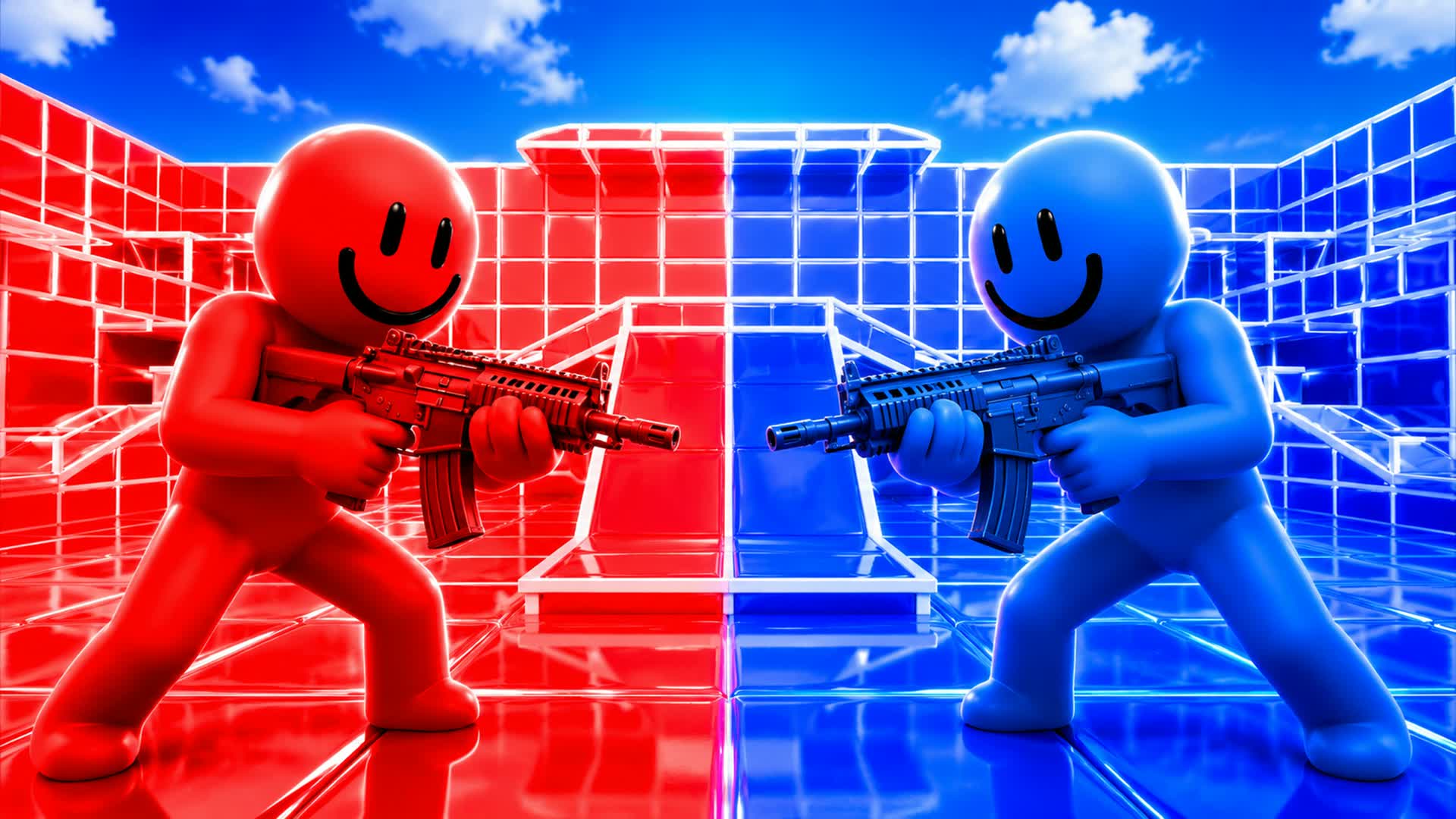 RED VS BLUE MECCHA RUSH β Fortnite Creative map