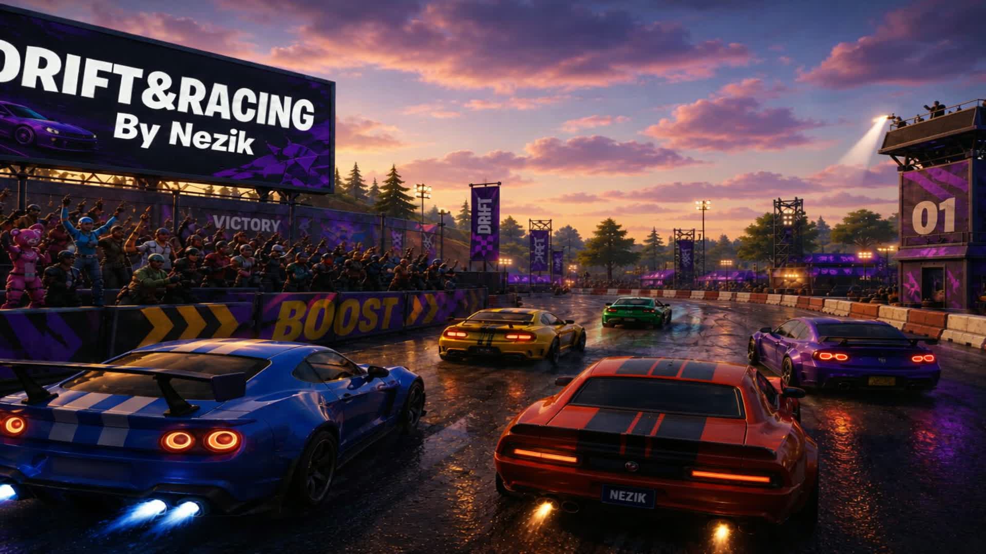 Drift&Racing — Fortnite Creative map