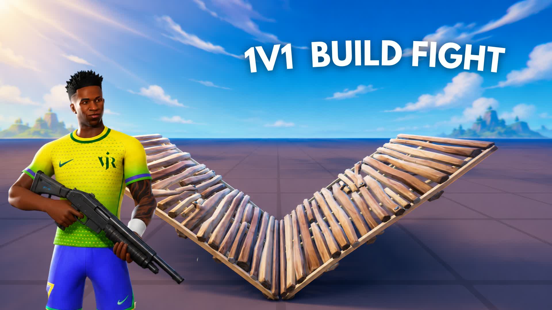 VINI JR 1V1 BUILD FIGHT (200 PUMPS) — Fortnite Creative map