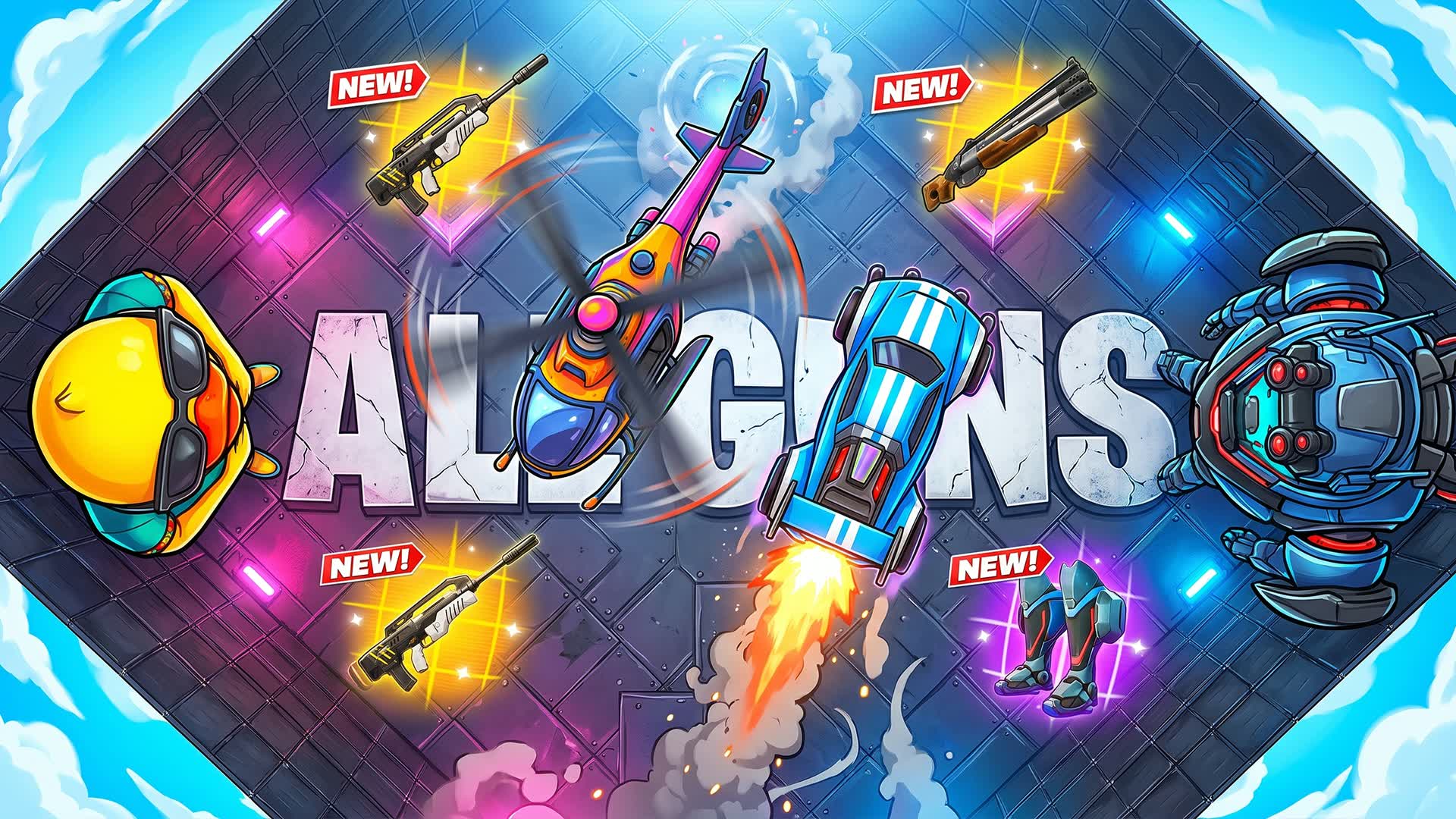 Special 1v1 _ All Guns β Fortnite Creative map