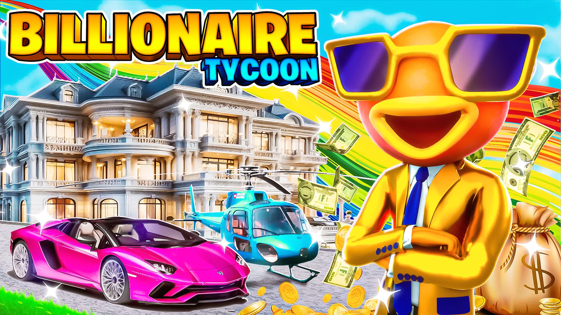 ⭐Billionaire Tycoon⭐🤑 — Fortnite Creative map