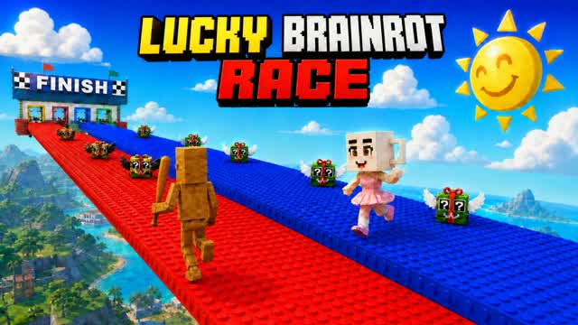 LUCKY BRAINROT RACE π β Fortnite Creative map