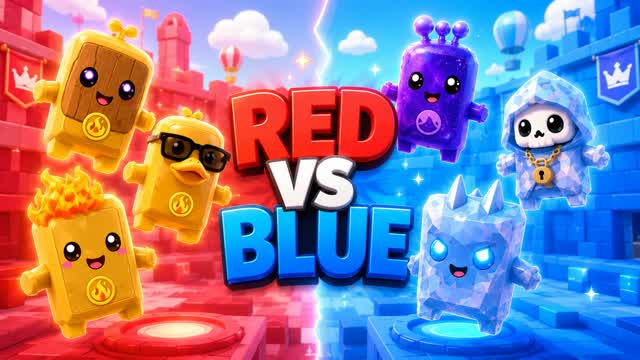 RED VS BLUE SUPER FORCE π΄π΅ β Fortnite Creative map
