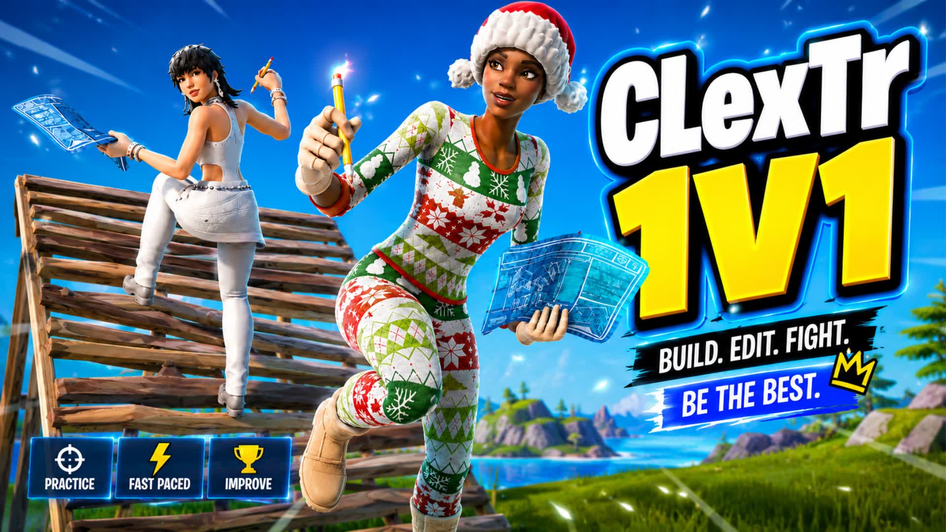 CLexTr 1v1 V.2 โ Fortnite Creative map