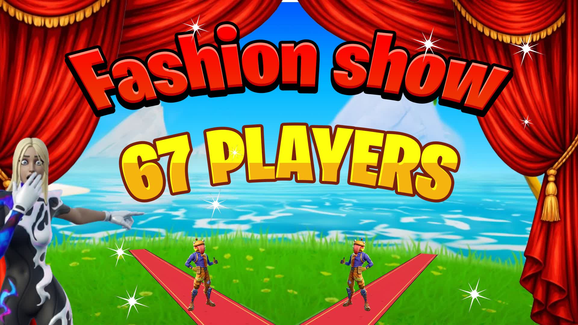 Fashion show👚 67 players👔 — Fortnite Creative map