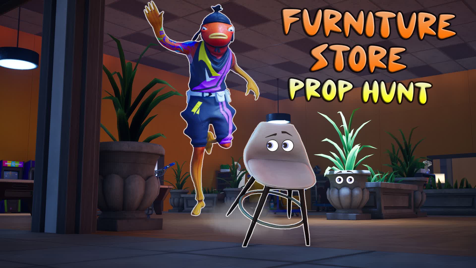 Furniture Store Prop Hunt — Fortnite Creative map