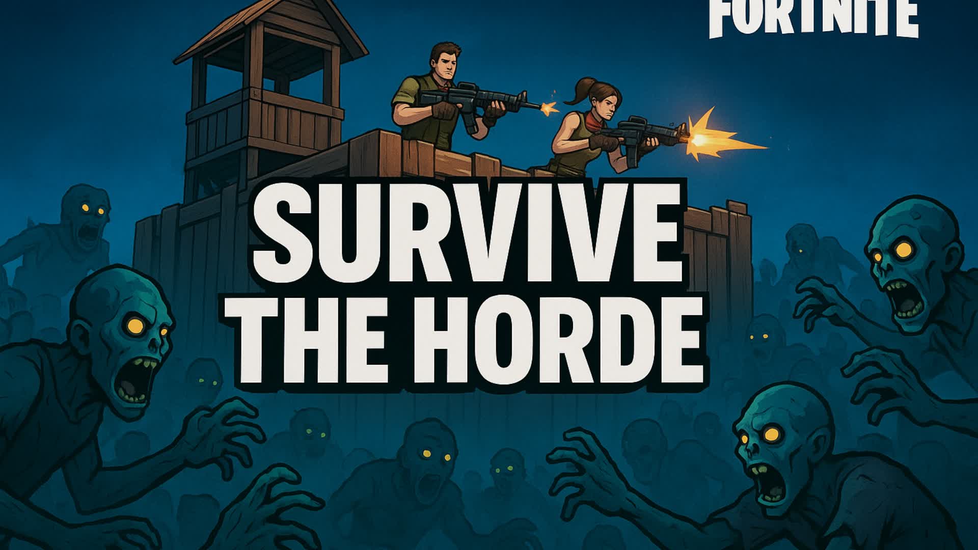 Survive the Horde — Fortnite Creative map