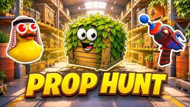 🛒SUPER PROP HUNT 🛒لعبة الاختباء كدعامة — Fortnite Creative map