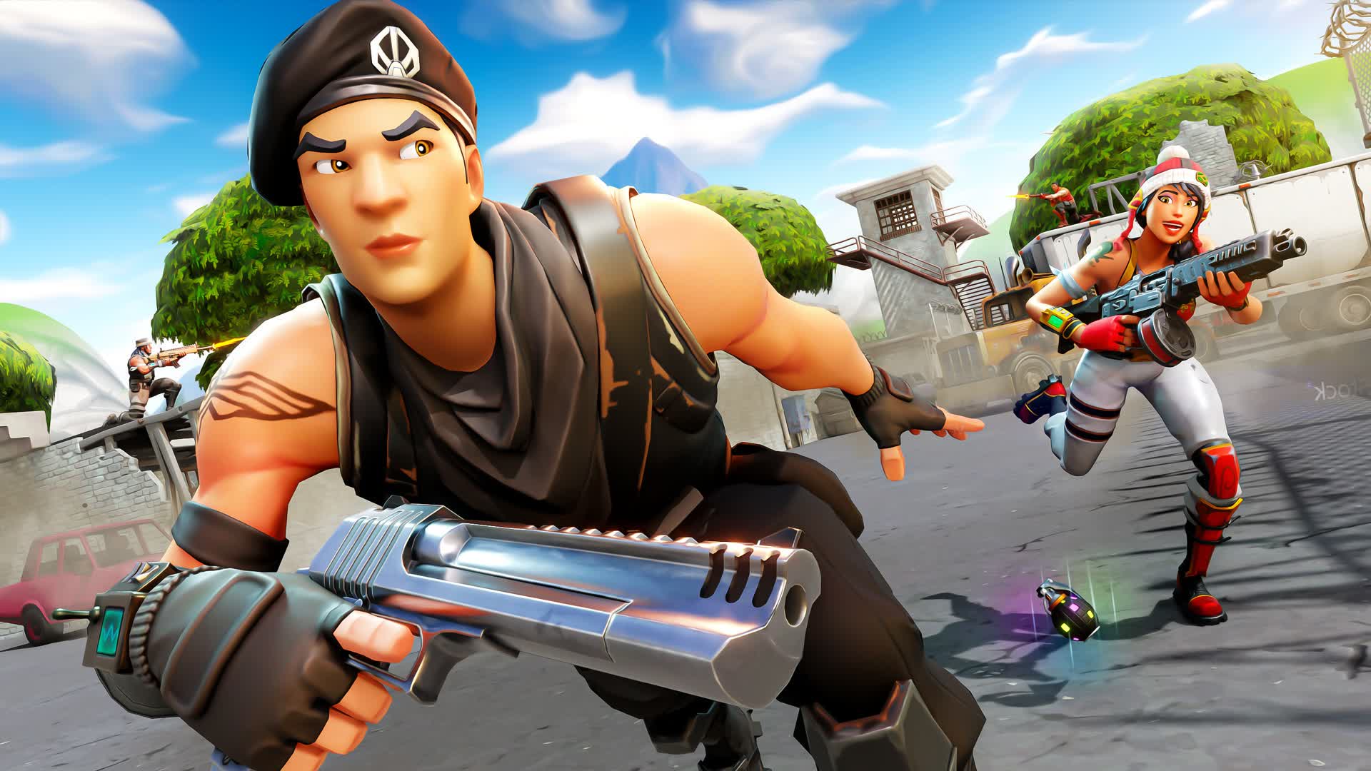 prison gun game — Fortnite Creative map