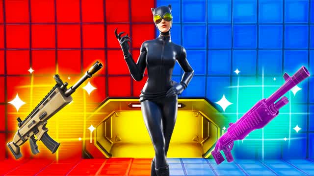 RVB RED VS BLUE HEROES — Fortnite Creative map