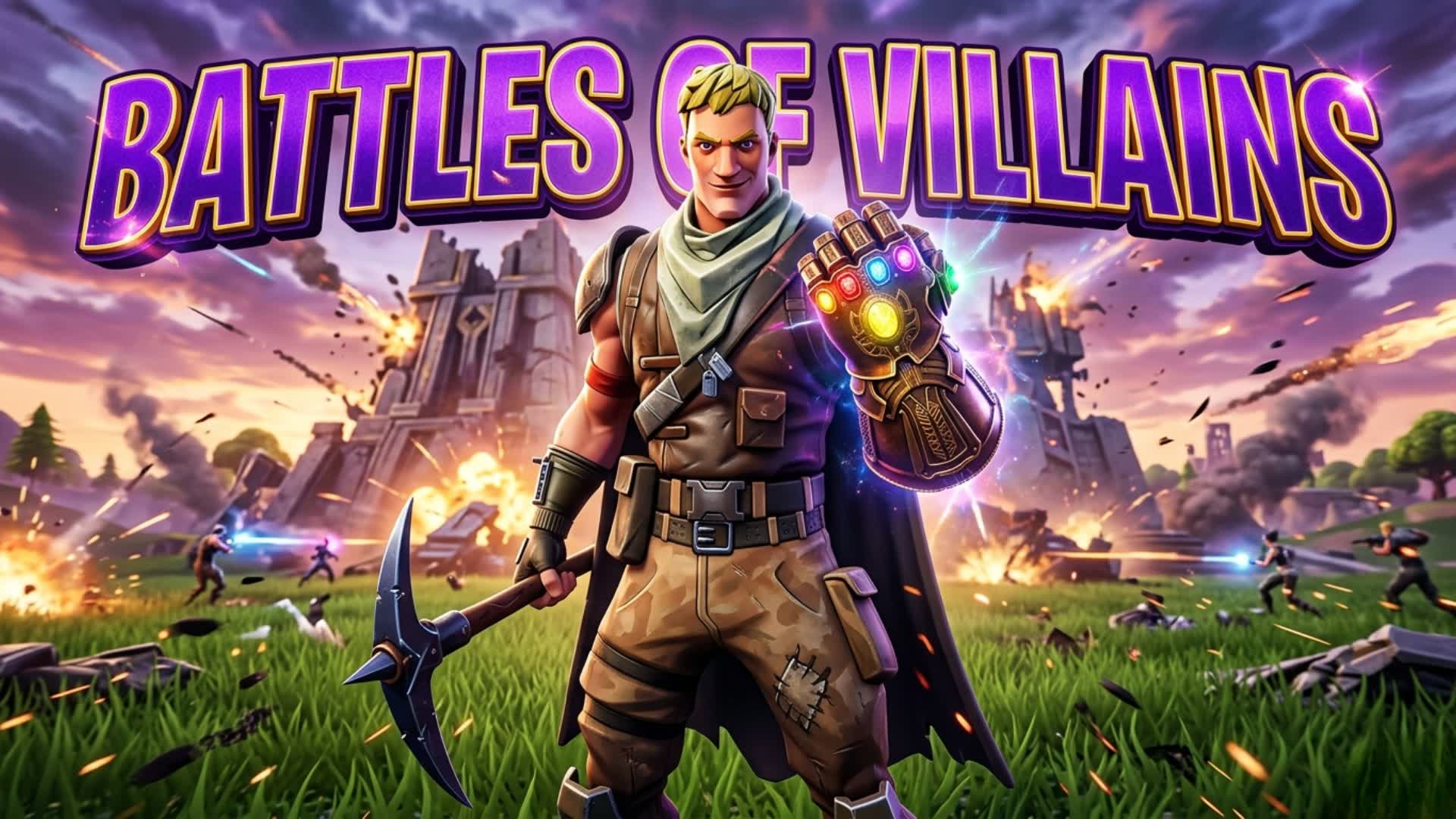 BATTLES OF VILLAINS π β Fortnite Creative map