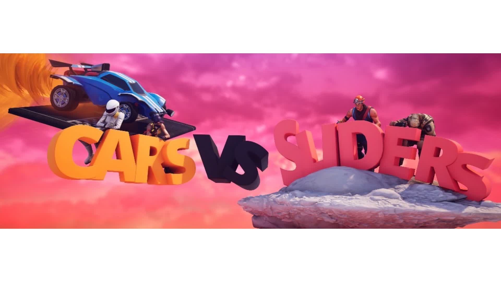 CARS VS SLIDERS — Fortnite Creative map
