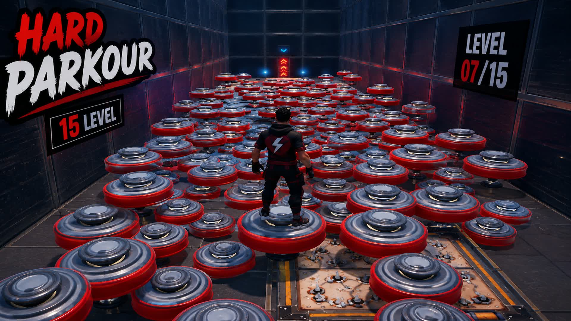 Slow 15 level hard PARKOUR — Fortnite Creative map