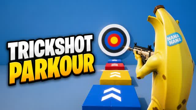 TRICKSHOT 100 LEVELS โ Fortnite Creative map