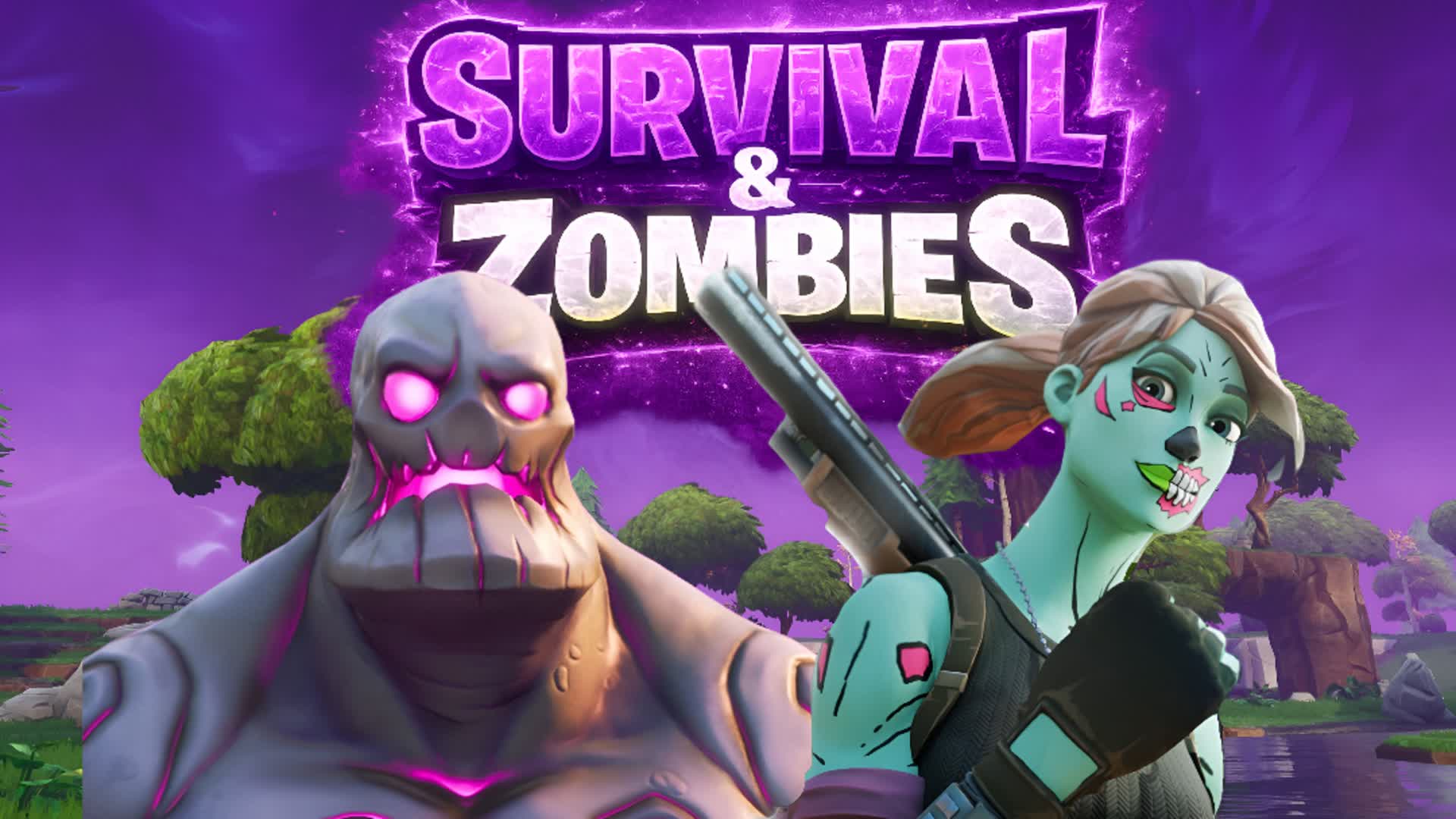 Survival & Zombies — Fortnite Creative map