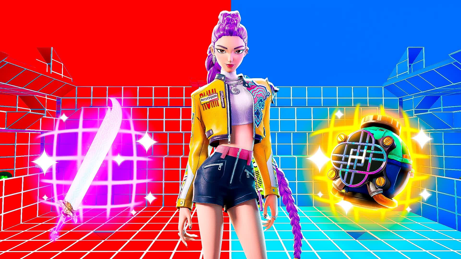 RVB RED VS BLUE KPOP โ Fortnite Creative map