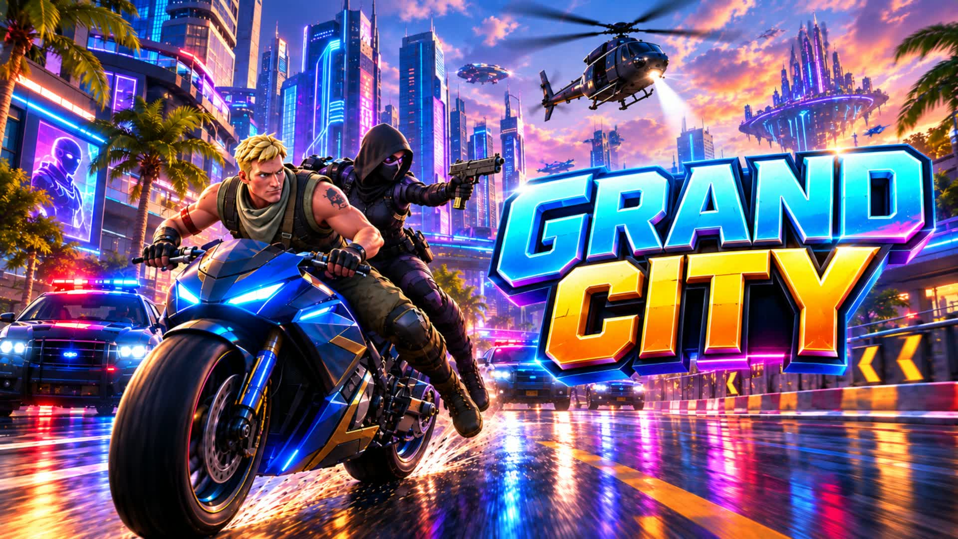 GRAND DRIVE CITY — Fortnite Creative map
