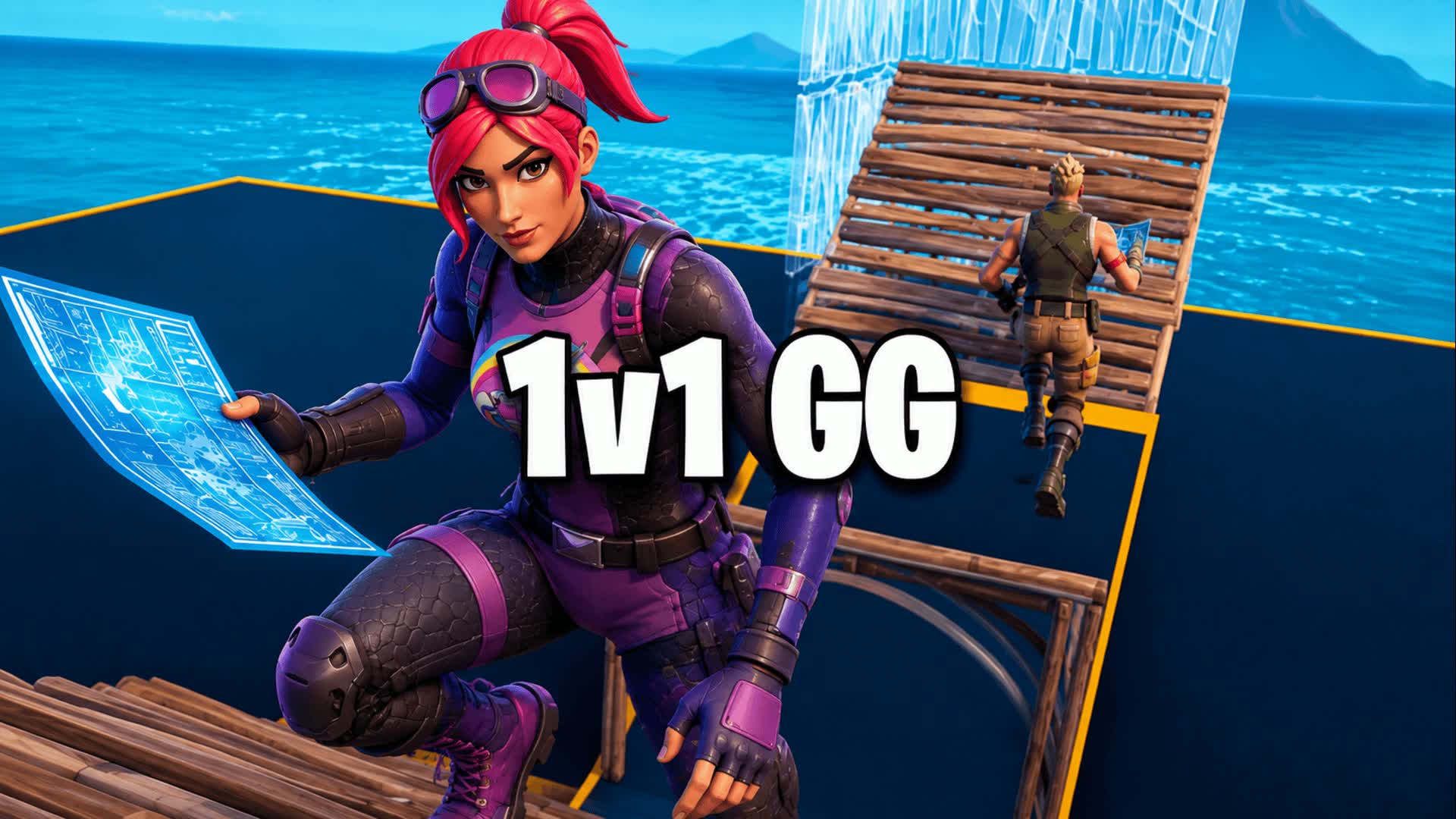 low gravity 1v1 — Fortnite Creative map