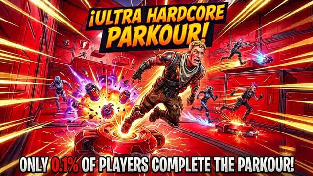 🔥☠️ULTRAHARDCORE PARKOUR OBBY☠️🔥 — Fortnite Creative map