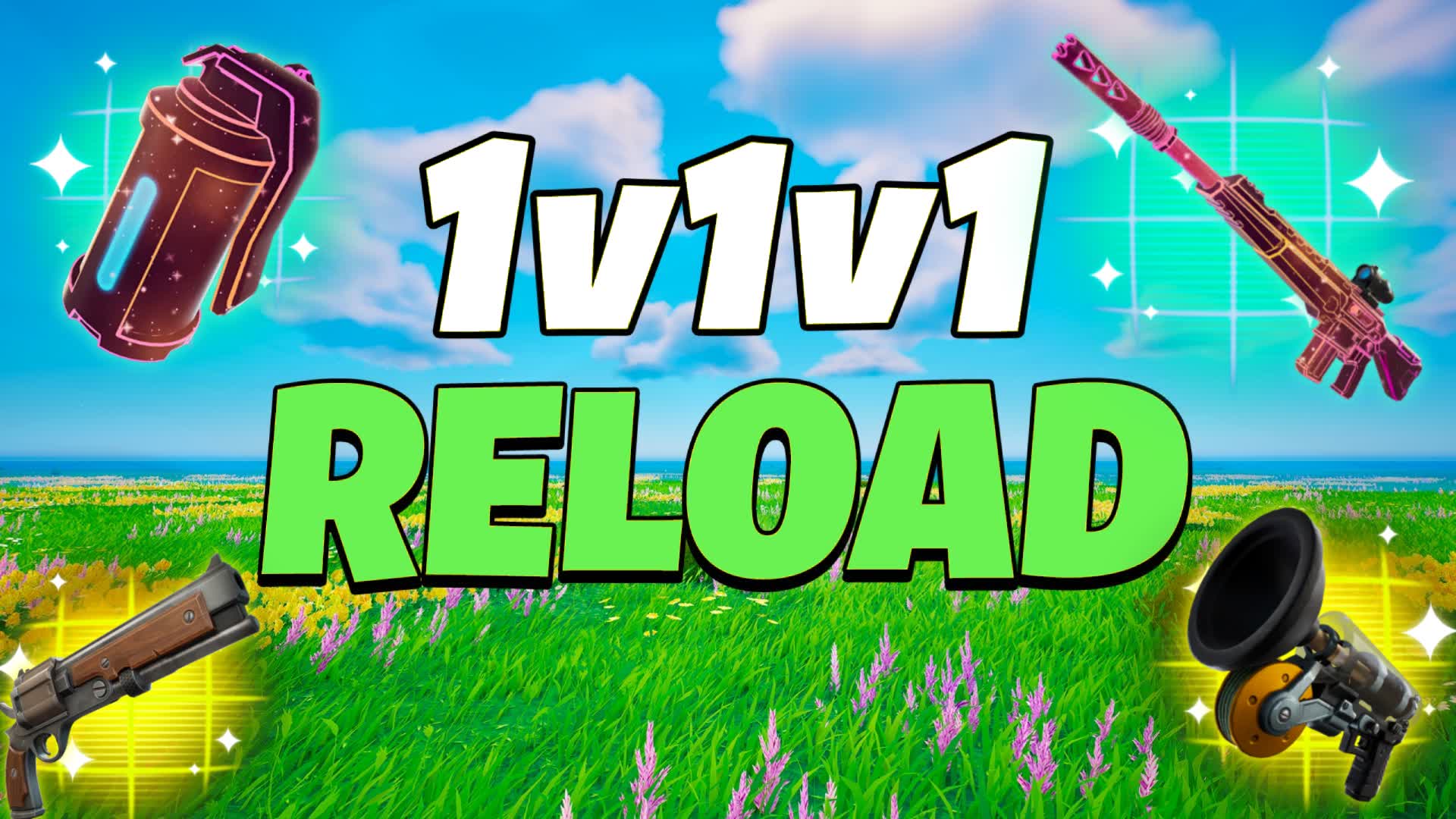 1V1V1 RELOAD FFA - WITH EVERY GUN — Fortnite Creative map
