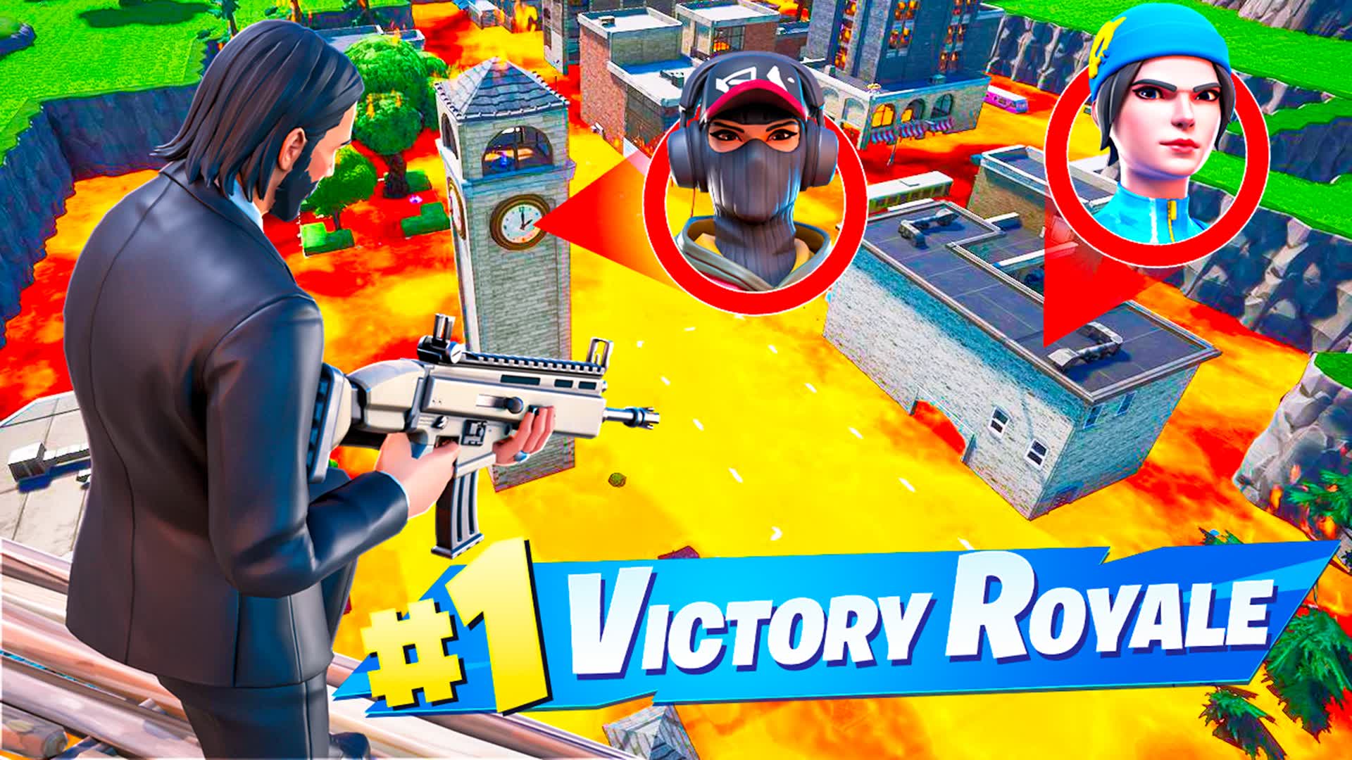 Floor is Lava Zone Wars | Spazzy — Fortnite Creative map
