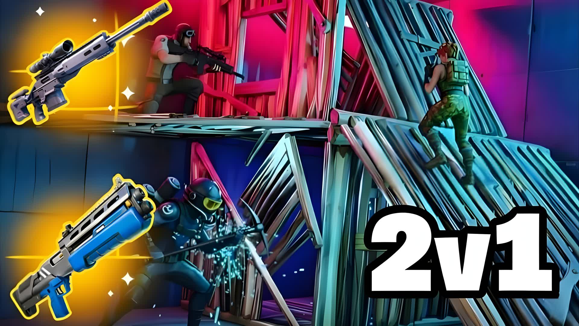 PIECE CONTROL 2V1 💥DRO — Fortnite Creative map