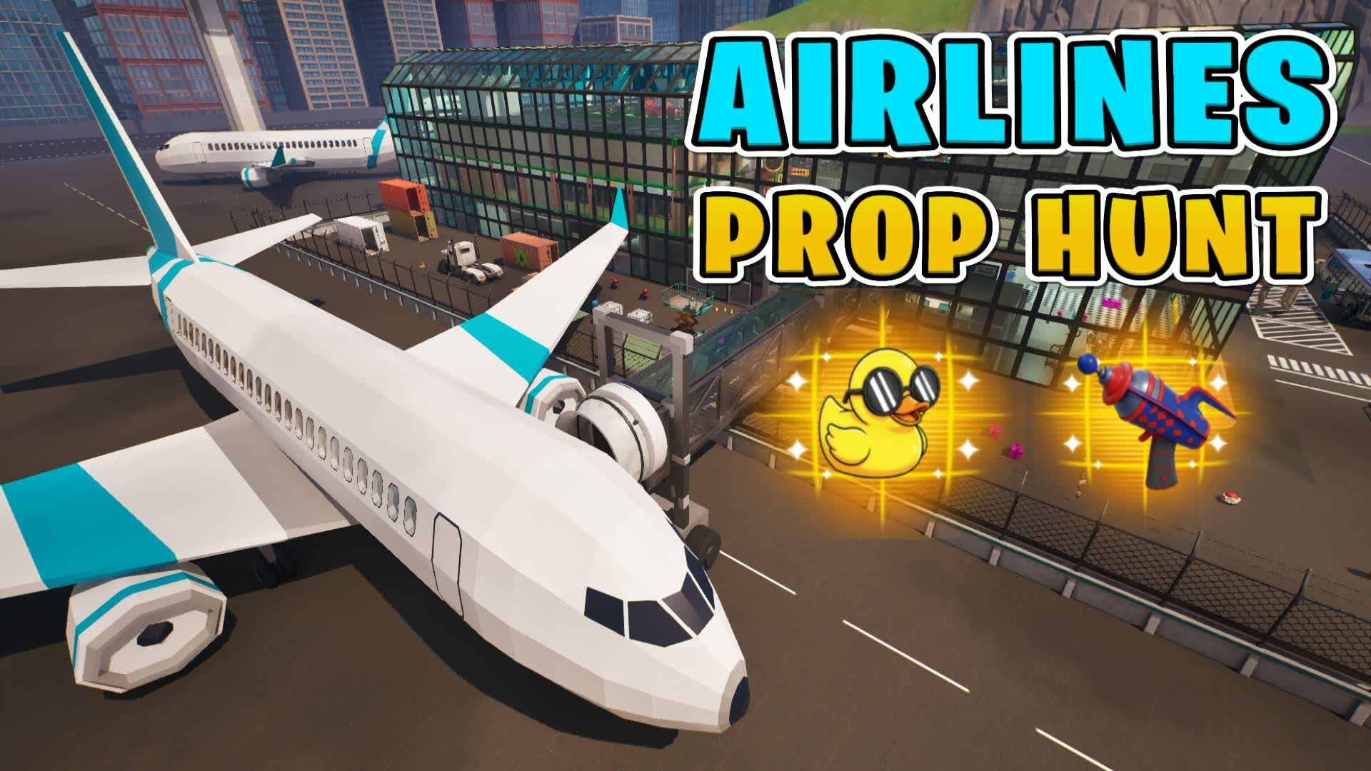 ESCONDITE AIRLINES PROP HUNT CACHE CACHE โ Fortnite Creative map