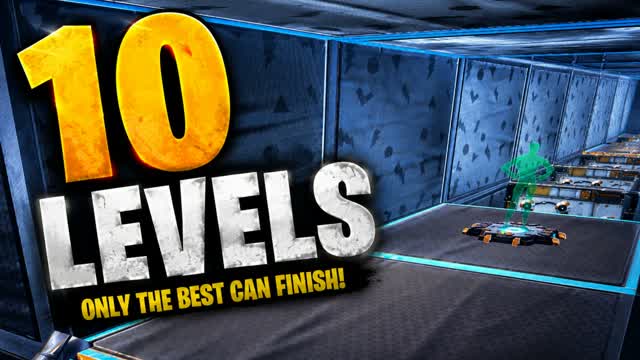 THE HARDEST 10 LEVELS๐ฅ โ Fortnite Creative map