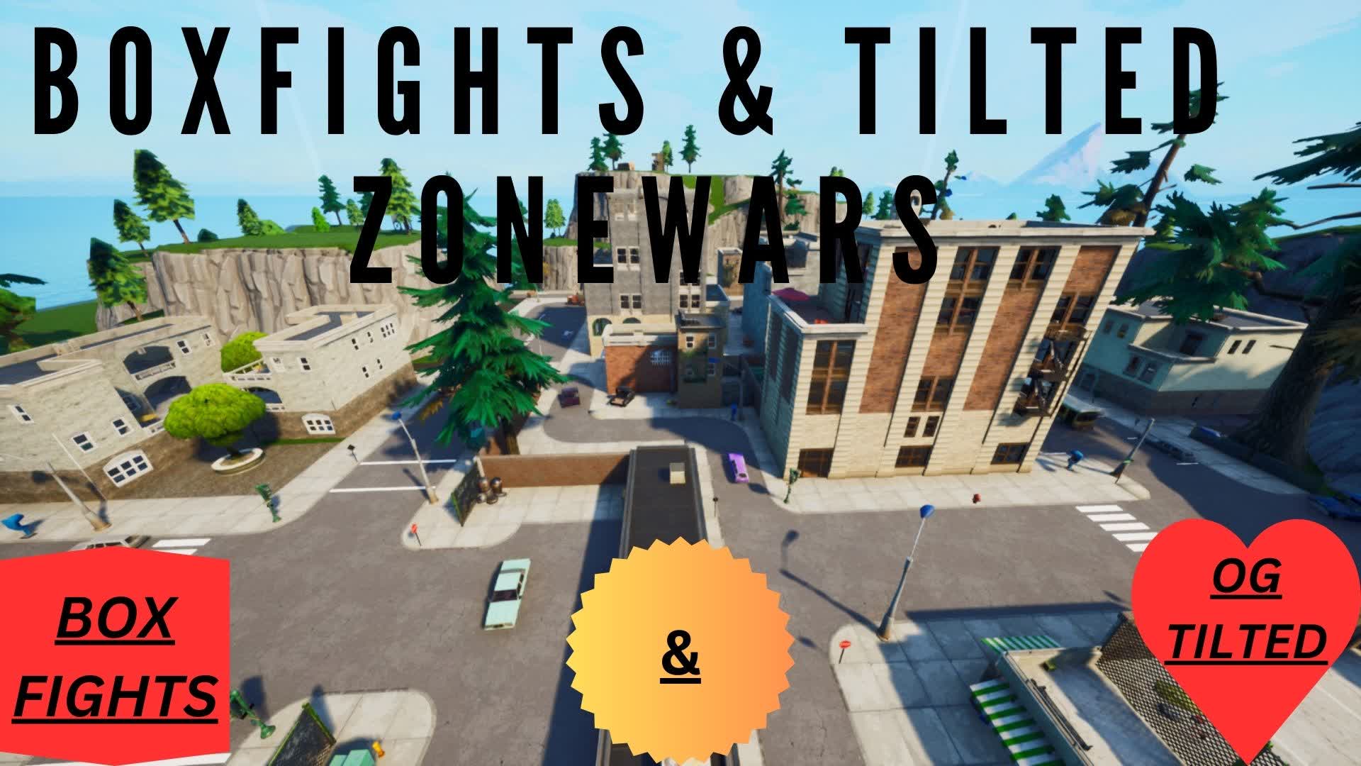 TILTED ZONEWARS & BOX FIGHT — Fortnite Creative map