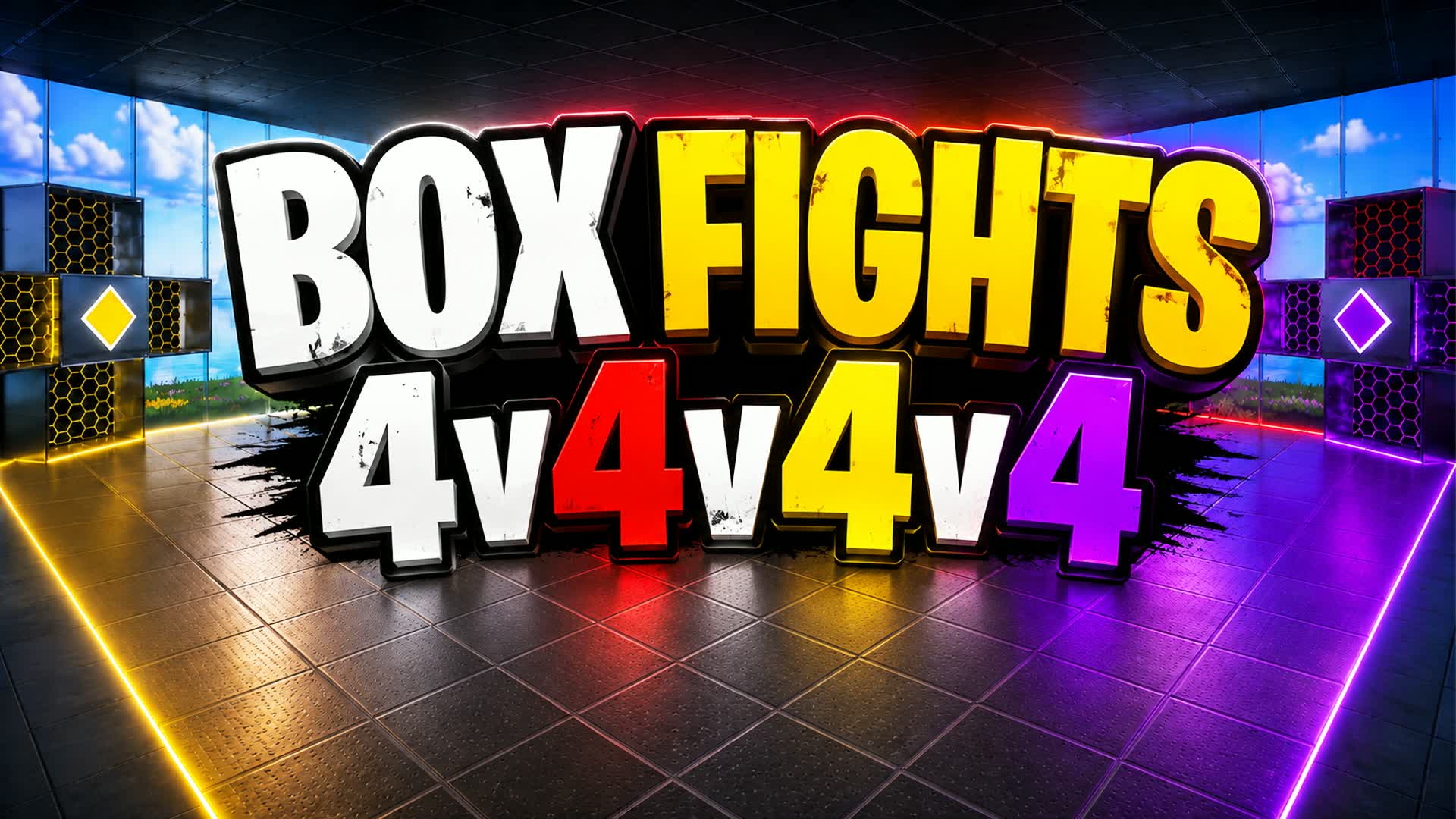 Box Fights 4v4v4v4 β Fortnite Creative map