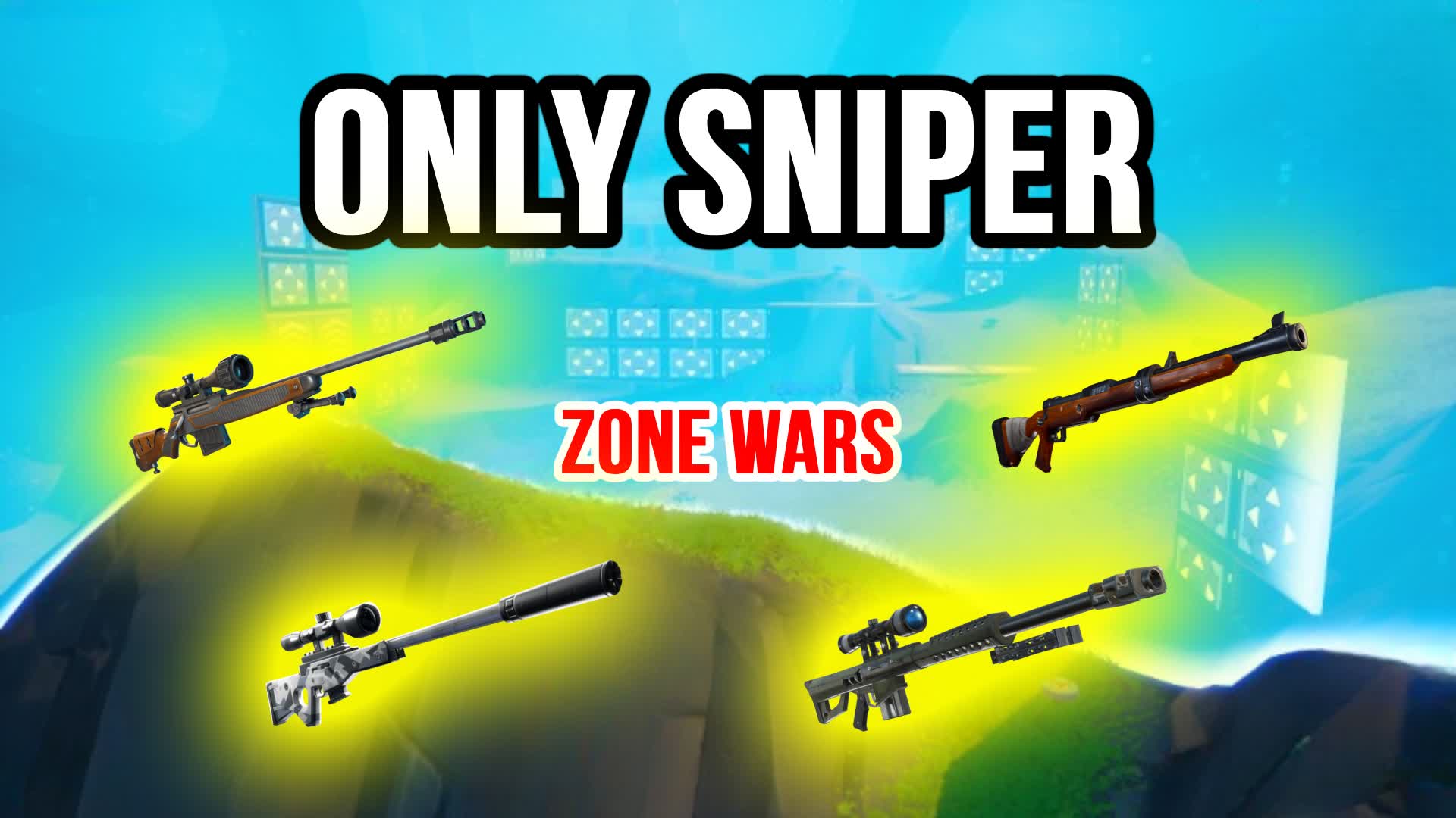 SNIPER ZONE WARS🌩️ — Fortnite Creative map