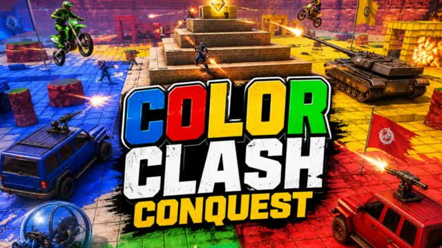 color clash conquest β Fortnite Creative map