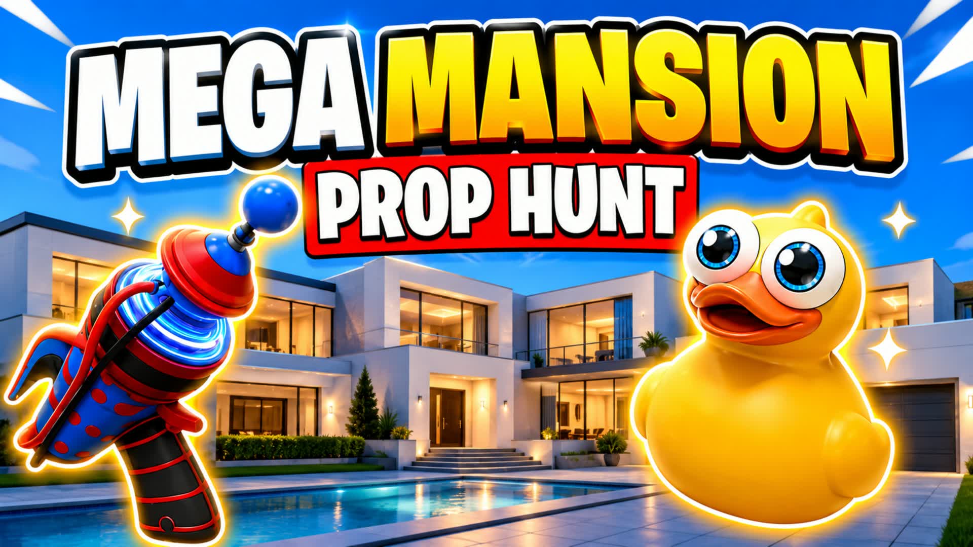 Mega Mansion Prop Hunt ⭐ — Fortnite Creative map