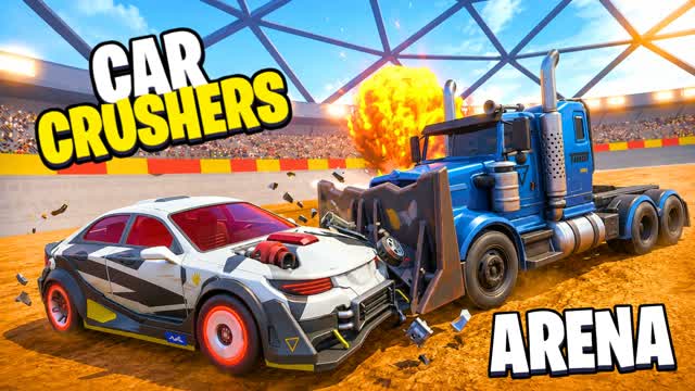 CAR CRUSHERS ARENA — Fortnite Creative map