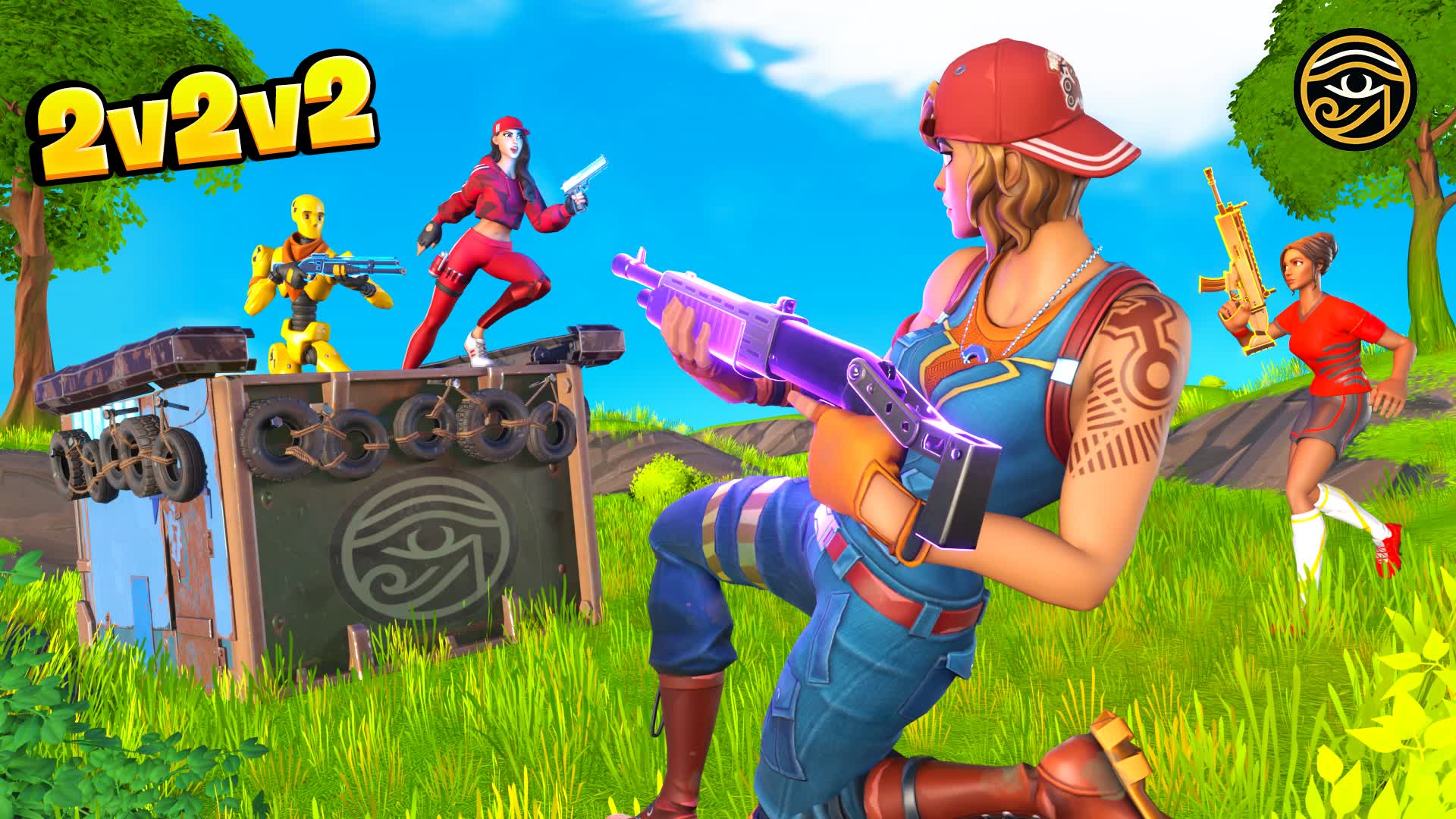 Rapid 2V2V2 Zero Build ๐ โ Fortnite Creative map