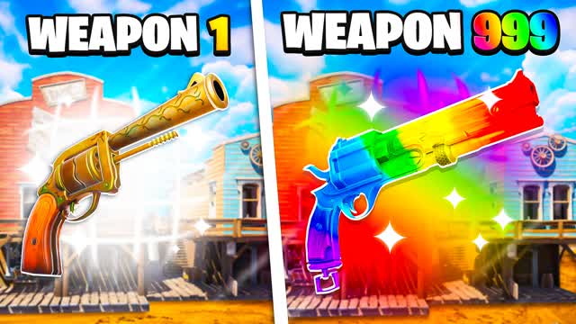 Wild West Gun Game — Fortnite Creative map