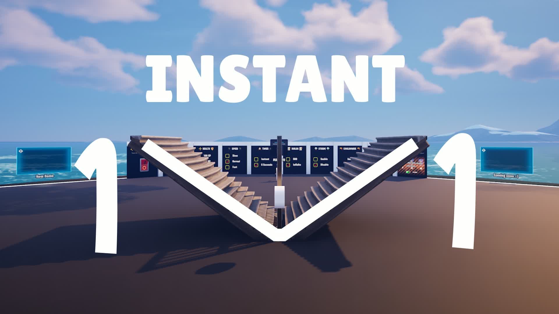 Mochi's Instant 1v1s β Fortnite Creative map