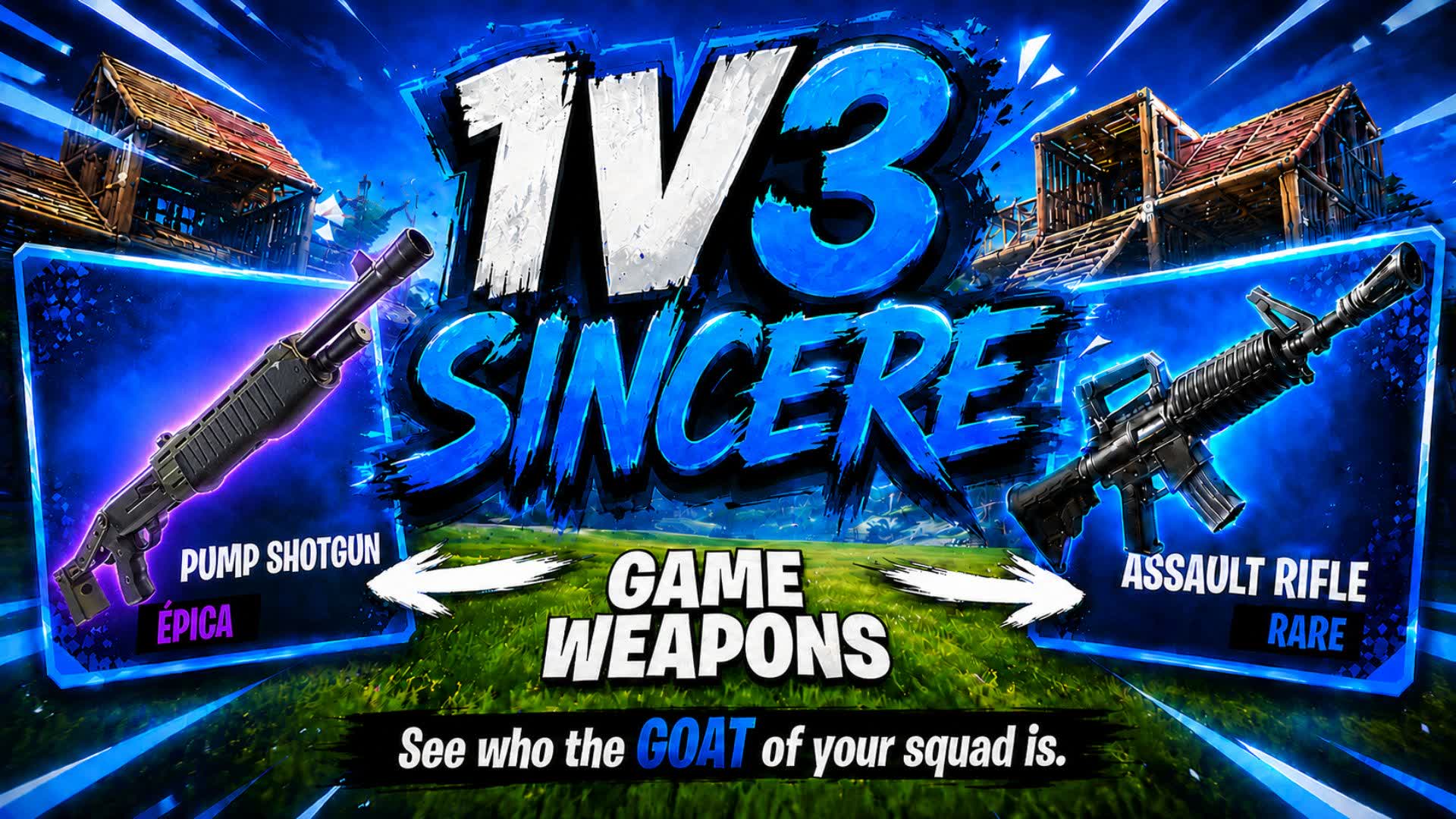 NEW COMBAT - 1V3 SINCERE — Fortnite Creative map