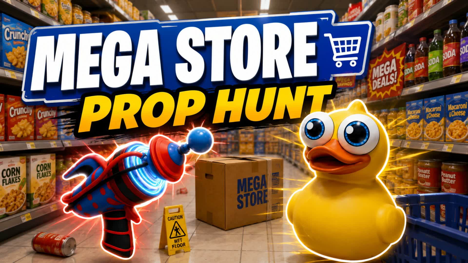 Mega Store Prop Hunt 🛒 Supermarket Mall — Fortnite Creative map