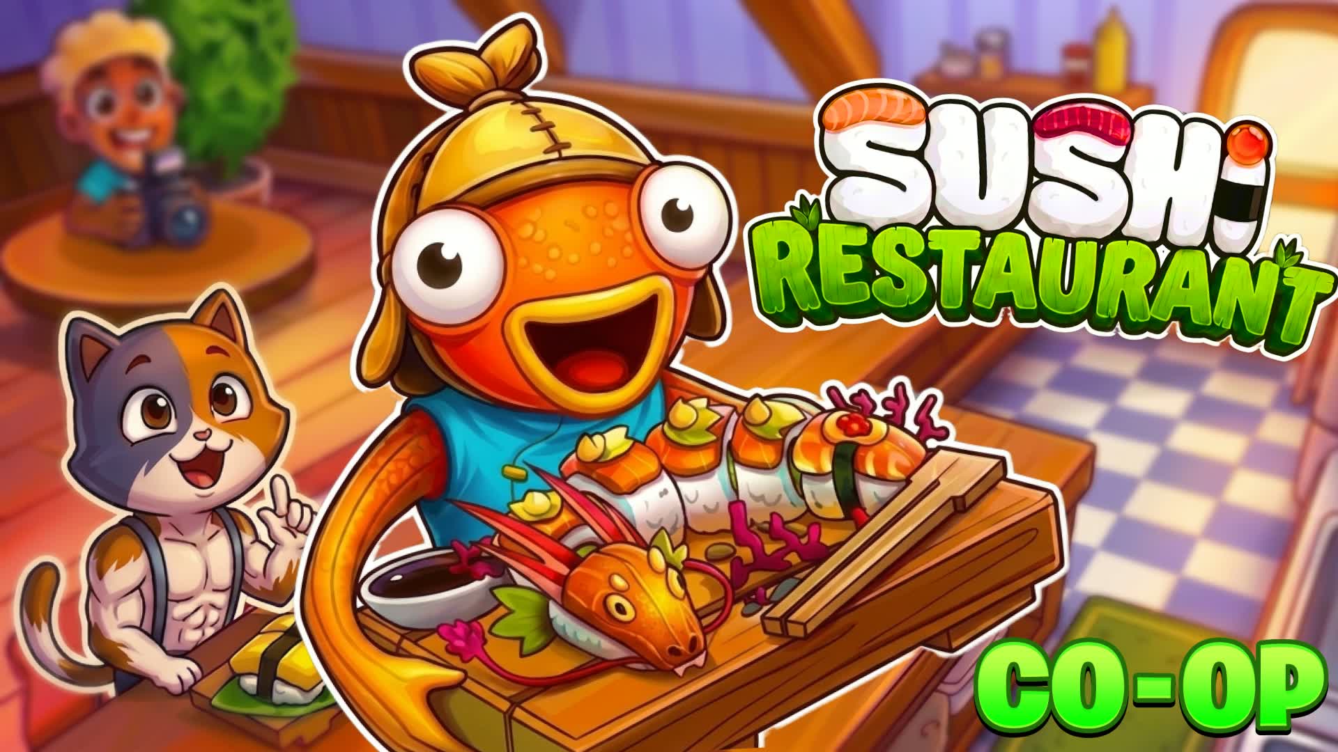 SUSHI RESTAURANT π± CO-OP β Fortnite Creative map