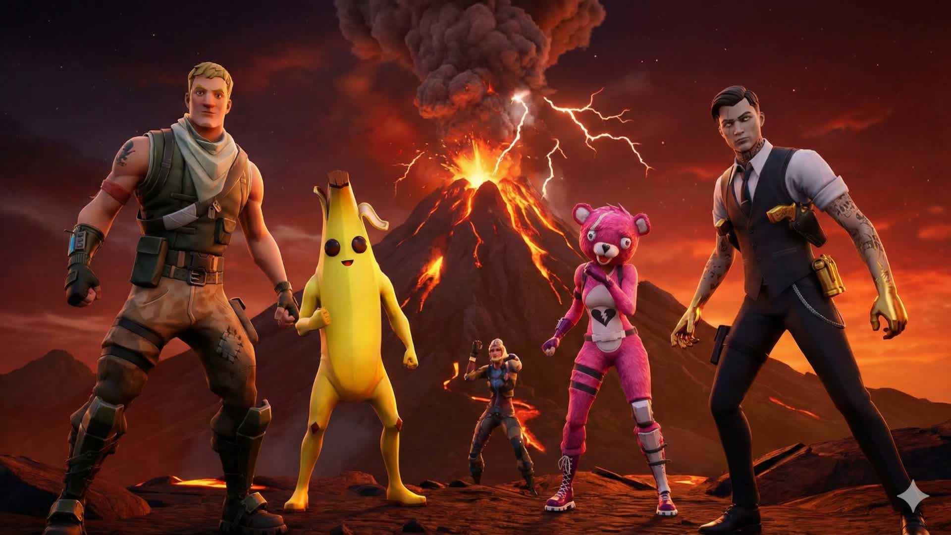 TEIDE VOLCANO ,, Zone Wars ,, — Fortnite Creative map