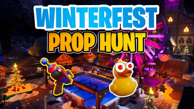 🎅Winterfest Market - Prop Hunt 🎁🎄 — Fortnite Creative map