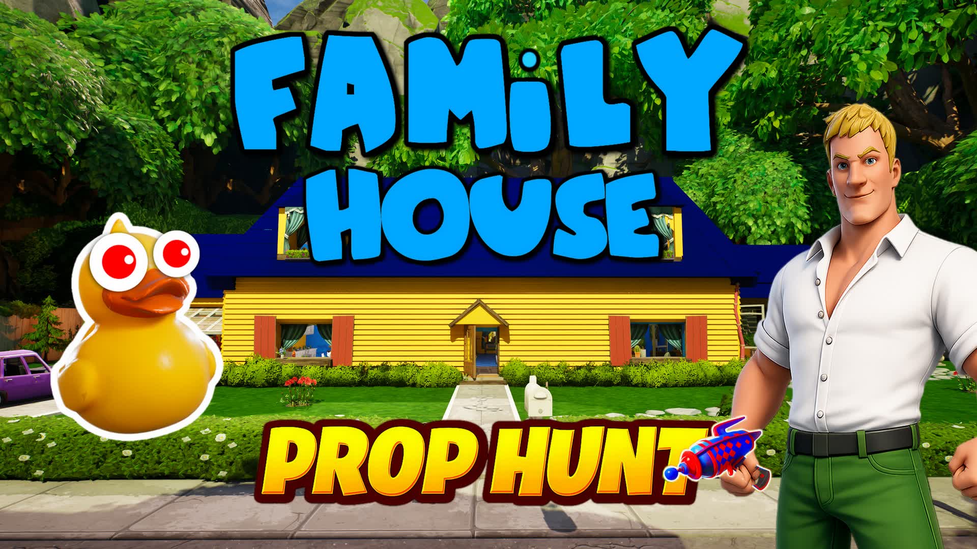 Family House - Prop Hunt β Fortnite Creative map