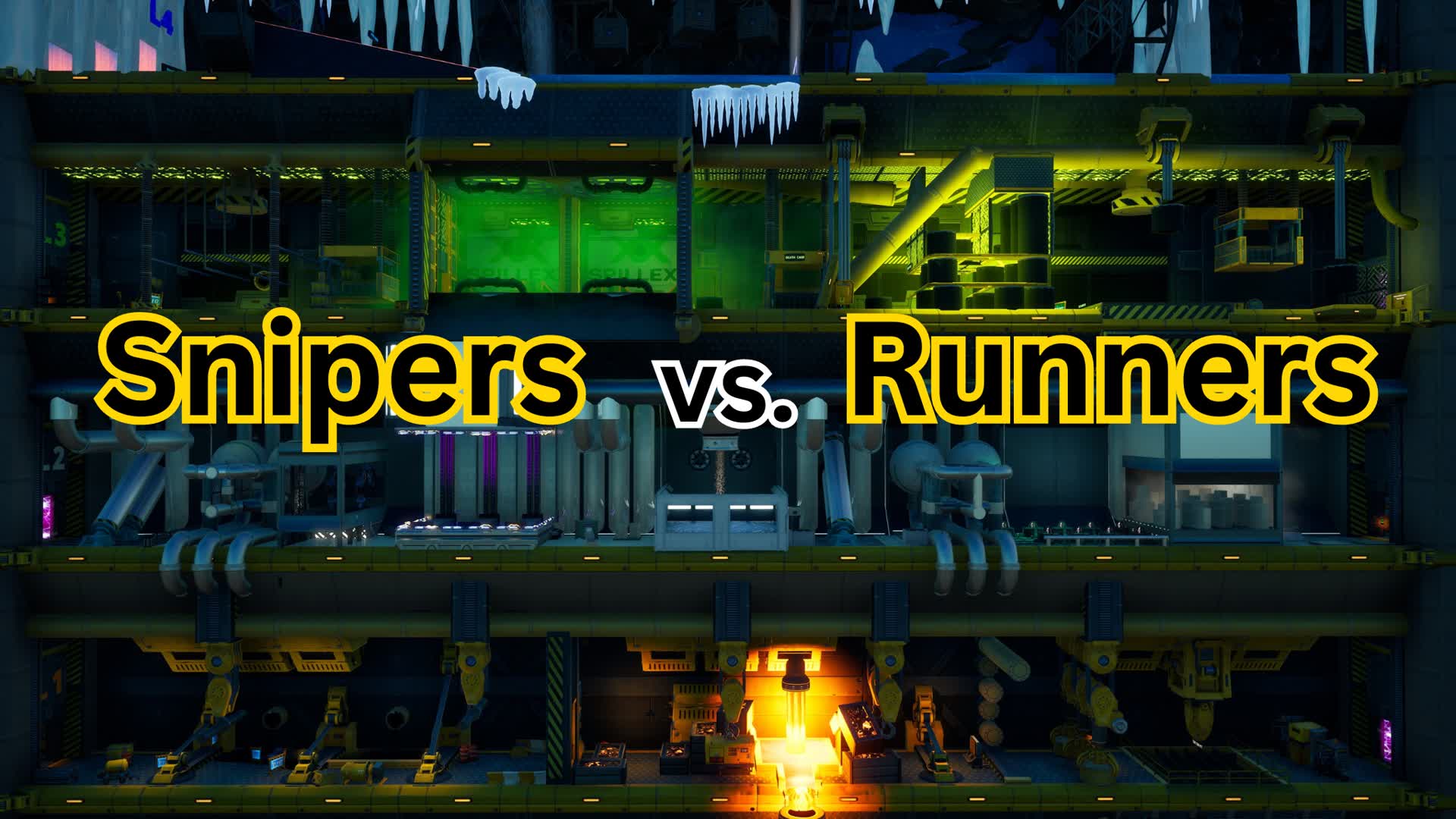 Snipers vs. Runners — Fortnite Creative map