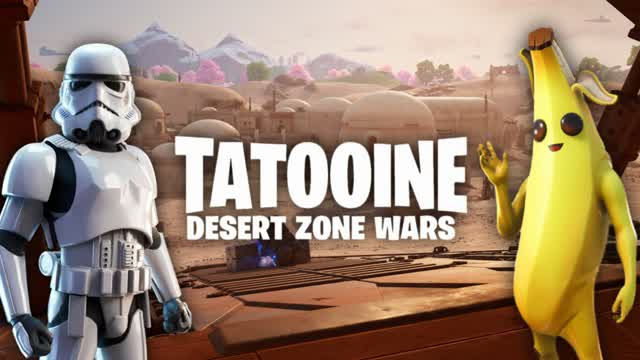 Tatooine Desert Zone Wars🌵 — Fortnite Creative map