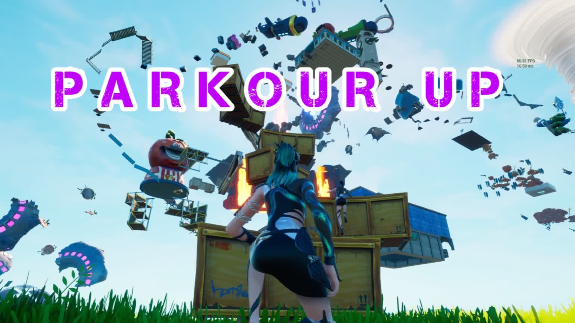 PARKOUR UP — Fortnite Creative map