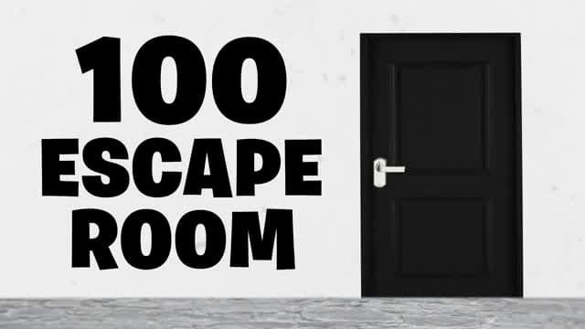 100 ESCAPE ROOM โ Fortnite Creative map