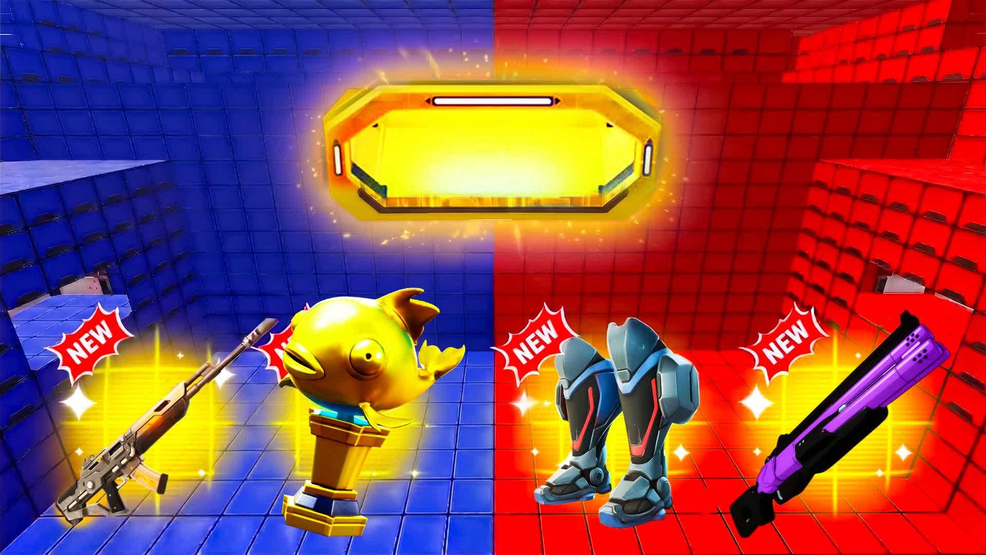 RED V BLUE🔴VS🔵 — Fortnite Creative map