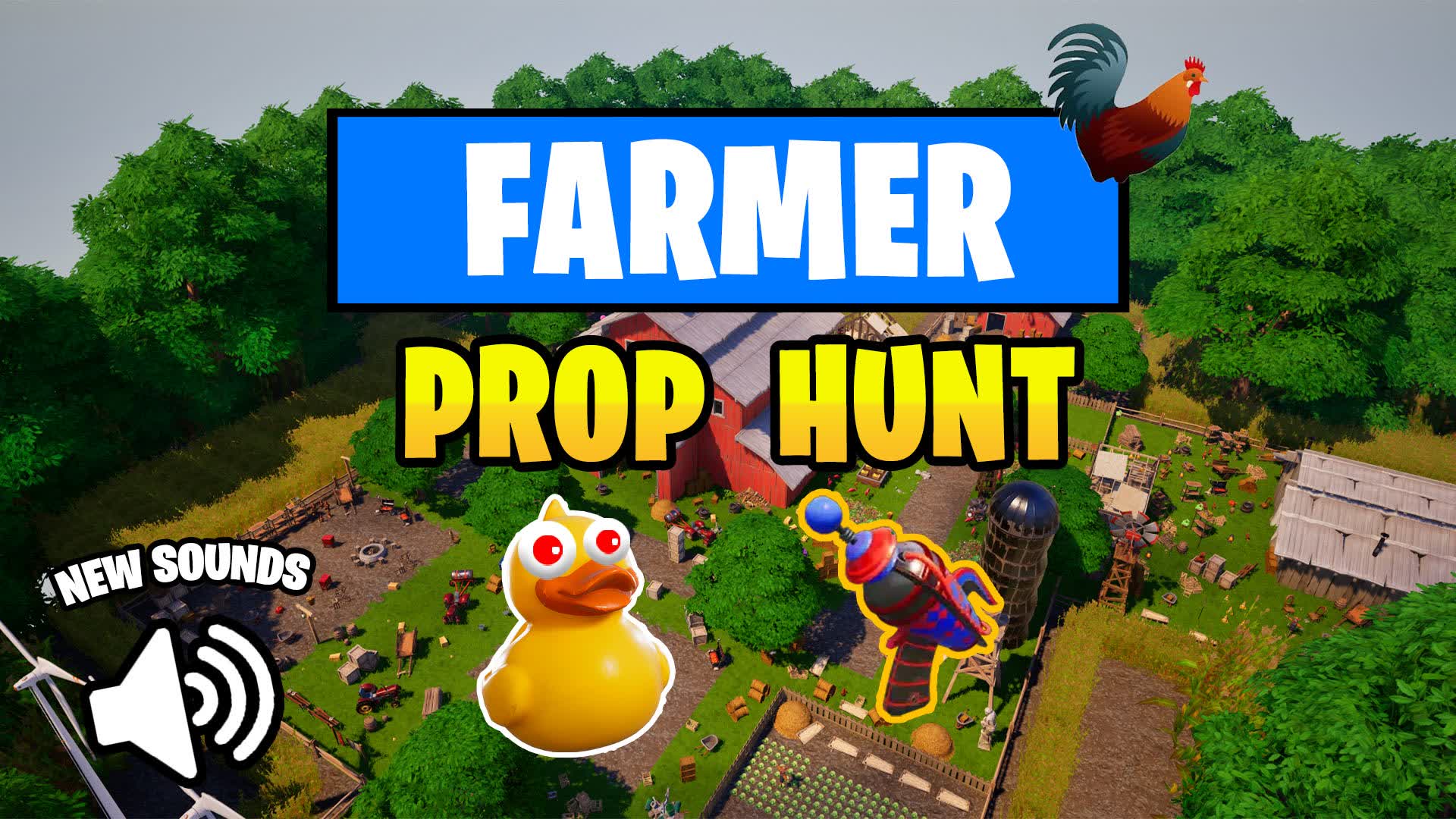 FARMER PROP HUNT⭐️ — Fortnite Creative map